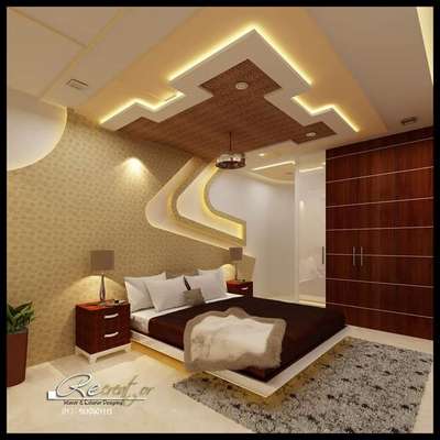 Ceiling, Furniture, Lighting, Storage, Bedroom Designs by Interior Designer Reju Chembil, Thrissur | Kolo