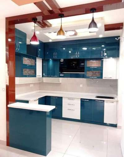 Kitchen, Lighting, Storage Designs by Building Supplies Saddam Saifi, Jhajjar | Kolo