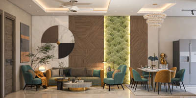 Furniture, Lighting, Living, Table Designs by Interior Designer Pradeep Sharma, Gurugram | Kolo
