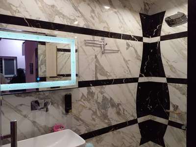 Wall, Bathroom Designs by Contractor pirrtam verma Narnoliya, Sikar | Kolo