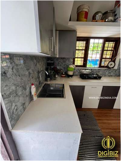 Kitchen, Storage Designs by Contractor fasal rahman, Ernakulam | Kolo
