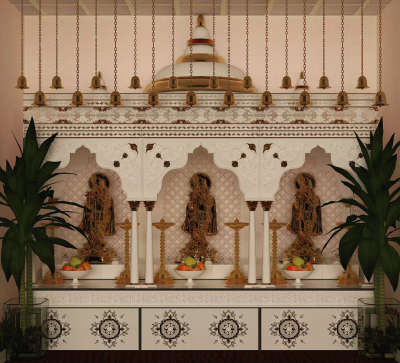 Prayer Room, Storage Designs by Architect sushil kumar, Sikar | Kolo