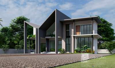 Exterior Designs by Architect KALPIN STUDIO, Wayanad | Kolo