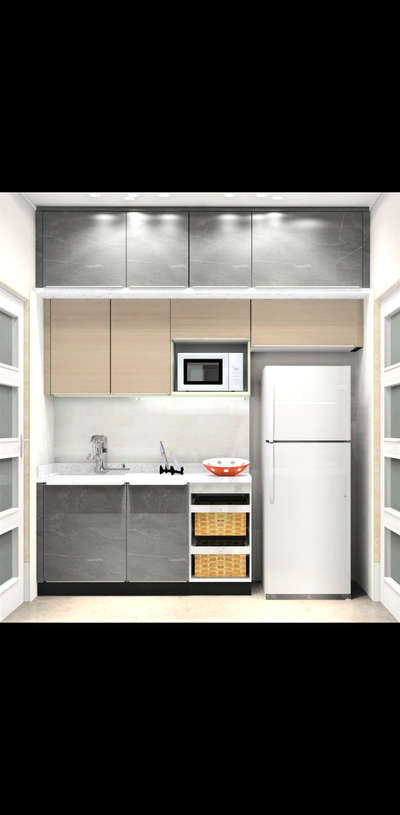 Kitchen, Storage Designs by Interior Designer Sunny Bhardwaj, Ghaziabad | Kolo