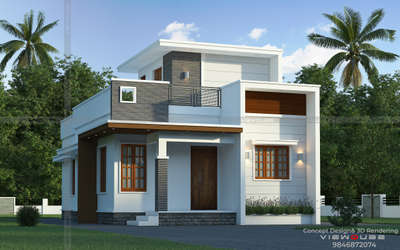 Exterior Designs by 3D & CAD ViewQube Design Studio, Thrissur | Kolo