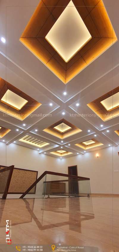 Ceiling, Lighting Designs by Contractor KTM Interiors, Malappuram | Kolo