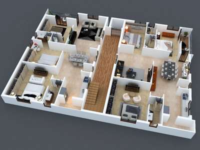 Plans Designs by 3D & CAD Anjumon V, Idukki | Kolo