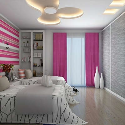 Furniture, Bedroom, Ceiling, Lighting, Storage Designs by Interior Designer Huzainfab Interiors Aluminium Fabrication, Palakkad | Kolo