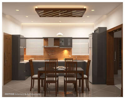 Furniture, Lighting, Dining, Table Designs by Interior Designer JISHNU M VIJAYAN, Thrissur | Kolo