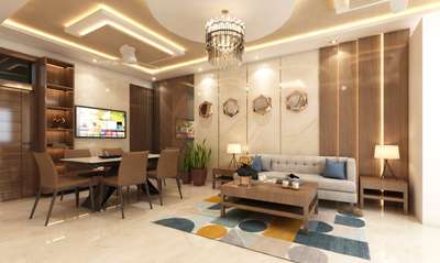 Ceiling, Lighting, Living, Furniture, Table Designs by Building Supplies Pawan Jangid, Jaipur | Kolo