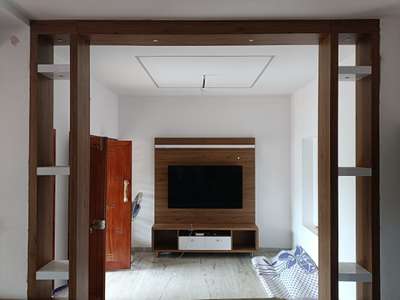 Furniture, Ceiling, Living, Storage Designs by Carpenter Basil Simon, Kozhikode | Kolo