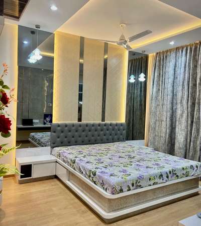 Furniture, Lighting, Storage, Bedroom Designs by Interior Designer lovspace  interiors, Bhopal | Kolo