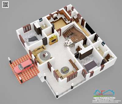 Plans Designs by Architect NEW FOUNDATION  BUILDERS , Thrissur | Kolo