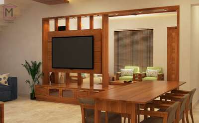 Dining, Living, Table, Furniture, Storage Designs by Interior Designer Visakh Krishna, Kottayam | Kolo