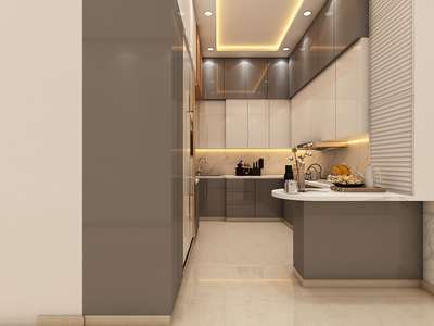 Storage, Kitchen, Lighting Designs by Carpenter  7994049330 Rana interior Kerala , Malappuram | Kolo