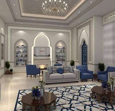 Ceiling, Furniture, Lighting, Living Designs by Contractor Mohd Halim, Delhi | Kolo