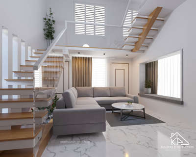Furniture, Living, Staircase Designs by Civil Engineer KP Builders  and developers, Malappuram | Kolo