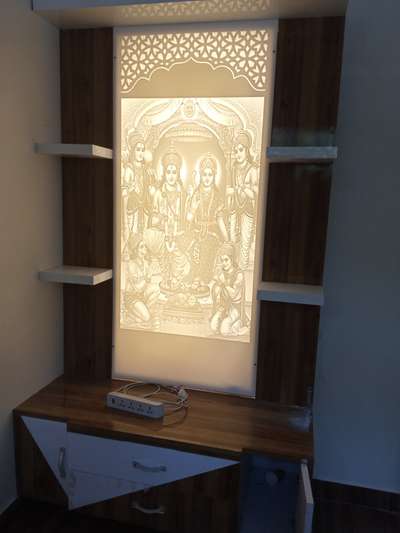 Prayer Room, Storage Designs by Interior Designer umesh gautam, Delhi | Kolo