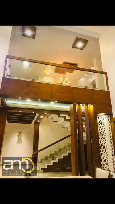 Ceiling, Lighting, Staircase Designs by Interior Designer MANNAN KAMBAR , Kasaragod | Kolo