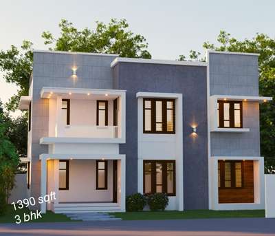 Lighting, Exterior Designs by Contractor Leeha builders rini-7306950091, Kannur | Kolo