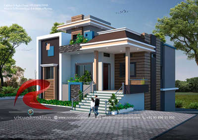 Exterior Designs by Architect Er Raghu choyal, Indore | Kolo