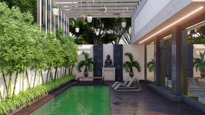 Outdoor Designs by Architect BRIHAD BUILDERS, Thiruvananthapuram | Kolo