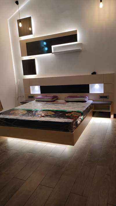 Bedroom, Furniture, Lighting, Storage, Flooring Designs by Carpenter nikhil kichu, Wayanad | Kolo