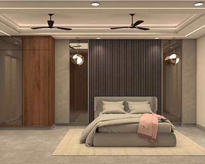 Bedroom, Furniture, Storage, Ceiling, Wall Designs by Interior Designer Rohit Malhotra , Delhi | Kolo