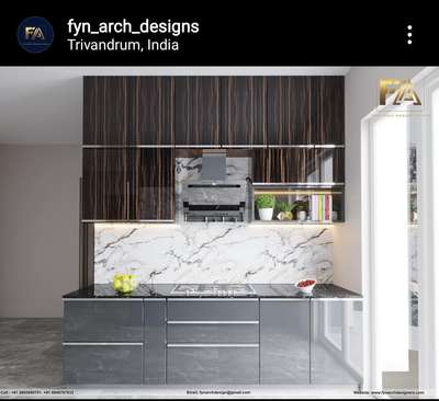Kitchen, Storage Designs by Civil Engineer Fyn Arch design studio, Alappuzha | Kolo