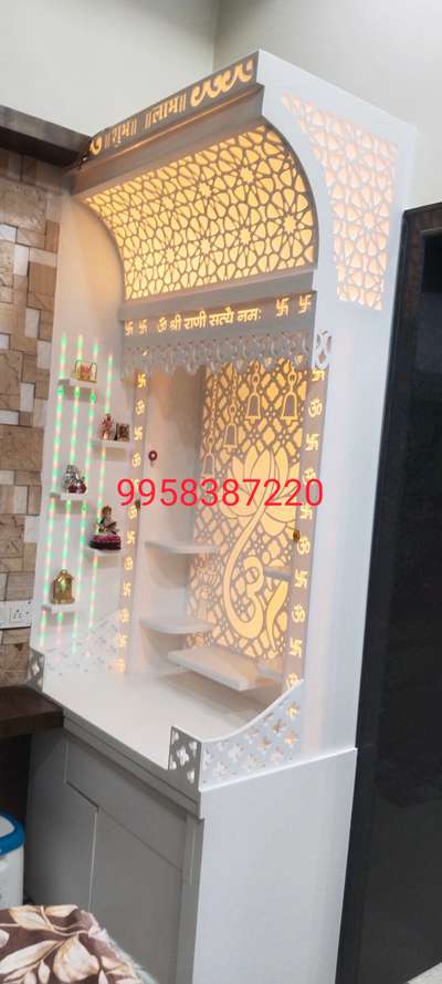 Prayer Room, Storage Designs by Building Supplies Neeraj Sharma, Delhi | Kolo