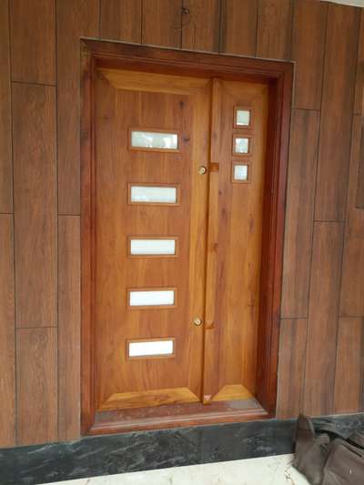 Door Designs by Carpenter Sobhi Raj, Thiruvananthapuram | Kolo