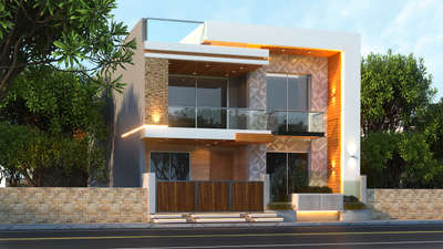 Exterior Designs by Civil Engineer yogita Prajapat, Indore | Kolo
