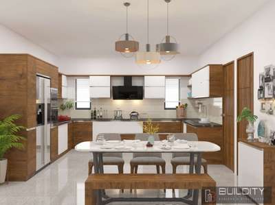 Kitchen, Lighting, Storage Designs by Civil Engineer BUILDITY DESIGNS AND STRUCTURES , Ernakulam | Kolo