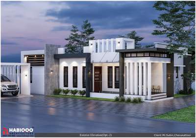 Exterior Designs by Civil Engineer Siddique Zehra, Wayanad | Kolo