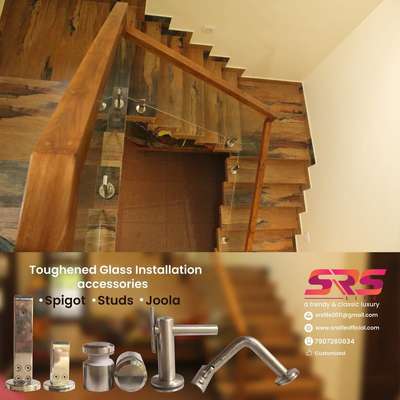 Staircase Designs by Glazier SRS  LIFE , Palakkad | Kolo
