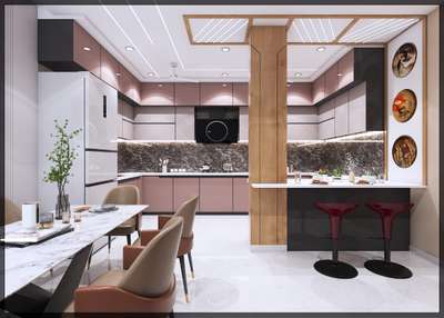 Dining, Furniture, Storage, Table, Ceiling Designs by Interior Designer Shweta Patlare, Indore | Kolo