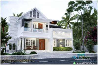 Exterior, Lighting Designs by 3D & CAD SKYLONA  DESIGN , Thrissur | Kolo