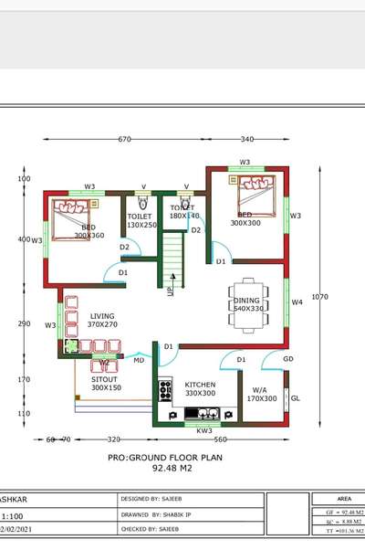 Plans Designs by Contractor advika  home builders , Ernakulam | Kolo