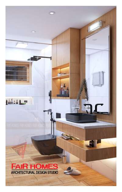 Bathroom, Lighting Designs by Interior Designer Fairhomes Architects  Interiors , Ernakulam | Kolo