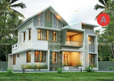 Exterior Designs by Civil Engineer LiNpA Construction, Ernakulam | Kolo