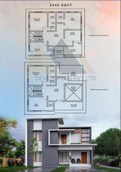Plans Designs by Contractor Sahirsha Sahir, Malappuram | Kolo