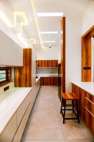Ceiling, Lighting, Kitchen, Storage Designs by Civil Engineer RESHMA Indrajith , Thrissur | Kolo