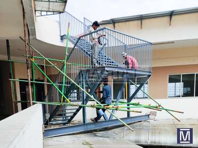 Staircase Designs by Fabrication & Welding Mastrel Engineering Pvt Ltd, Ernakulam | Kolo