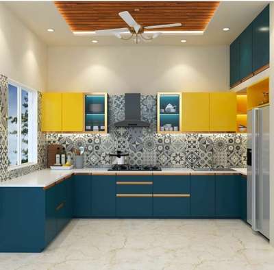 Kitchen, Storage Designs by Contractor girish kumar, Ernakulam | Kolo