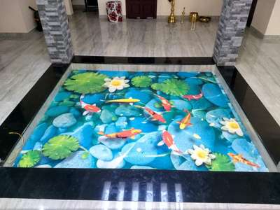 Flooring Designs by Carpenter Sharath Unni, Ernakulam | Kolo