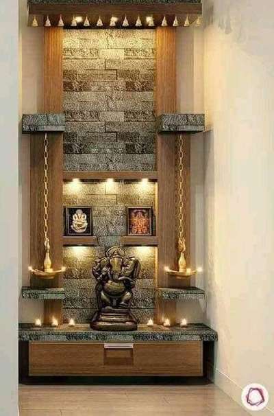 Lighting, Prayer Room, Storage Designs by Interior Designer Pawan  Sharma, Gurugram | Kolo