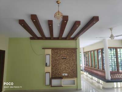 Ceiling, Storage, Window, Living, Home Decor Designs by Interior Designer Arun gypsum interior gypsum cabord, Kottayam | Kolo