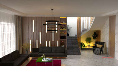 Lighting, Living, Furniture, Table, Staircase Designs by 3D & CAD Jerry Thomas, Wayanad | Kolo