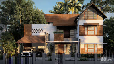 Exterior Designs by Architect Grey Monolith, Kannur | Kolo