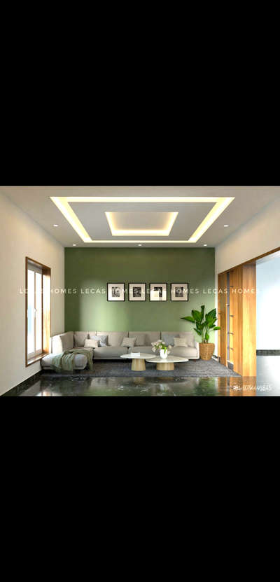 Ceiling, Lighting, Living, Furniture Designs by Interior Designer Samil Rahim, Ernakulam | Kolo